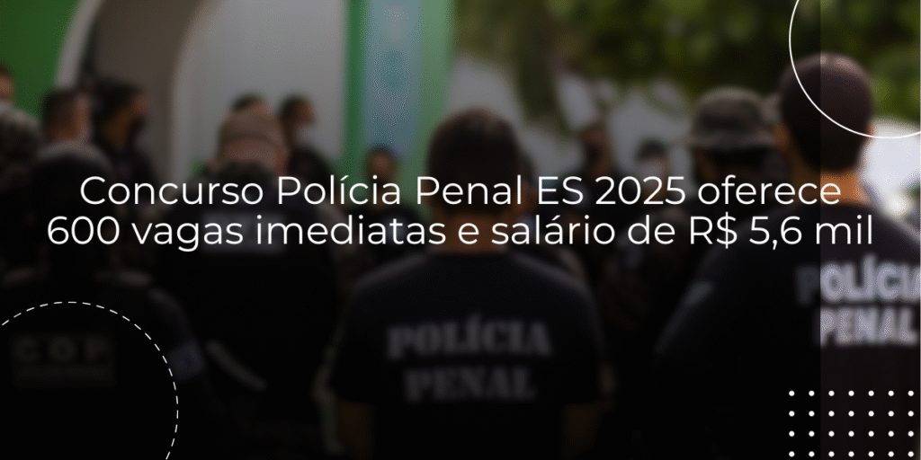 Concurso Polícia Penal ES 2025